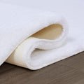 Bath Rug White Polyester