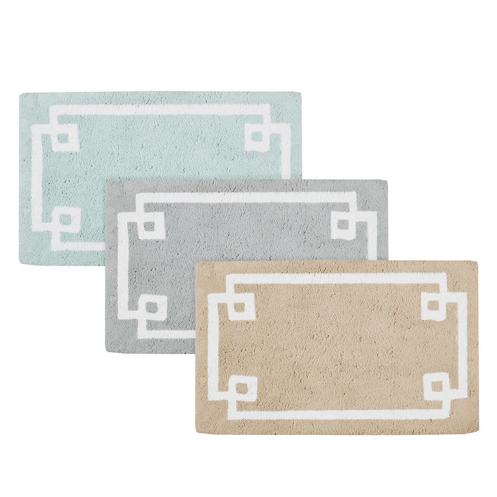 Cotton Tufted Bath Rug 24X40 Seafoam Cotton