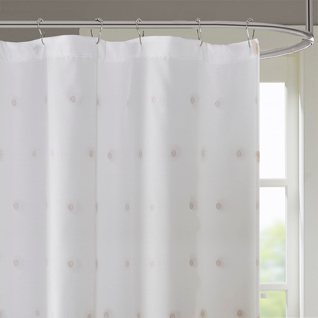 Shower Curtain Blush Cotton