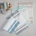 Reversible Bath Rug Aqua Cotton