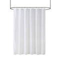 Sheer Shower Curtain White Polyester