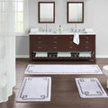 Cotton Tufted Bath Rug 20X30 White Cotton