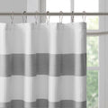 Shower Curtain With 3M Treatment Grey Polyester