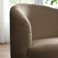 Video Welike Swivel Barrel Chair, Living Room Swivel Chair With Round Storage Chair, 360 Swivel Club Chair, Nursery, Bedroom, Office, Hotel With Upholstered Modern Armchair, Teddy Fabric Coffee Foam Fabric