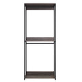 Monica Wood Walk In Closet System Rustic Mdf Melamine