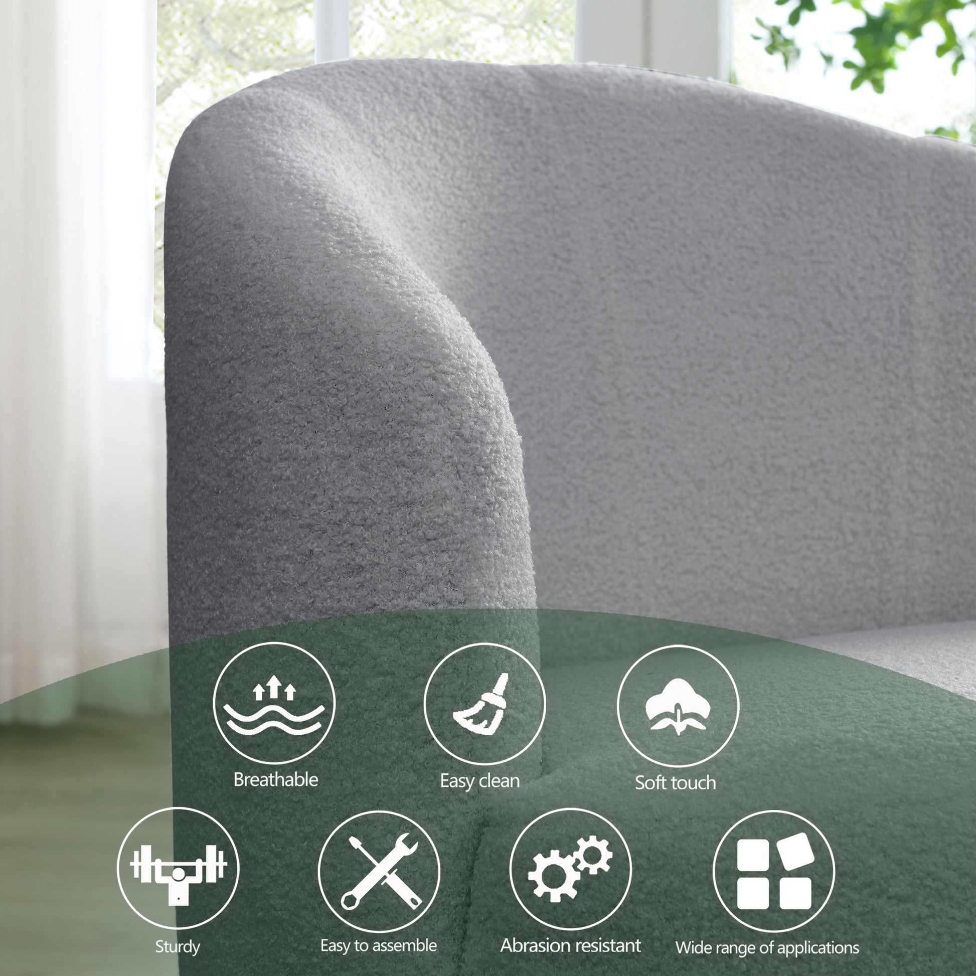 Video Welike Swivel Barrel Chair, Living Room Swivel Chair With Round Storage Chair, 360 Swivel Club Chair, Nursery, Bedroom, Office, Hotel With Upholstered Modern Armchair, Teddy Fabric Grey Teddy Foam Fabric