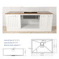 28 Single Bowl Undermount Sink 23