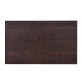 Farmhouse 6 Piece Wood Dining Table Set With 4 Upholstered Chairs And Bench, Dark Brown Brown Wood Dining Room Bench Seating Rubberwood Rectangular Dining Table With Chair And Bench Upholstered Chair Wood Dark Brown Solid Back Seats 6 Farmhouse Trestle
