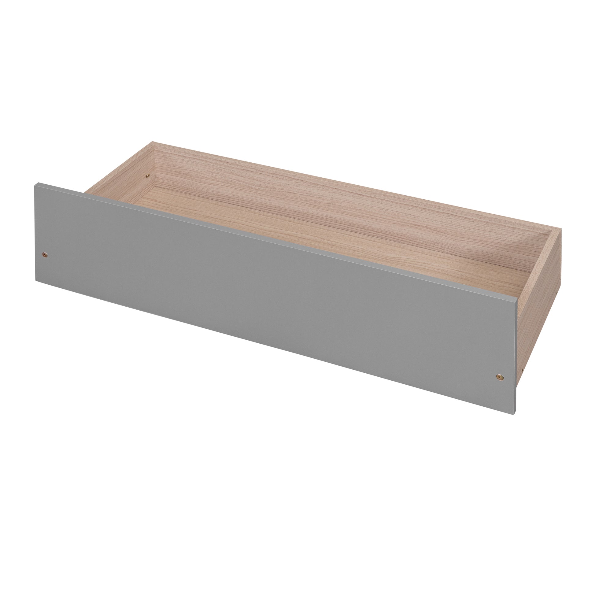 Full Size Wooden House Bed With Drawers, Gray Gray Solid Wood Mdf