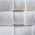 1000Gsm 100% Cotton 6 Piece Towel Set White Cotton