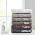 100% Egyptian Cotton 6 Piece Towel Set Purple Cotton