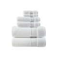 1000Gsm 100% Cotton 6 Piece Towel Set White Cotton