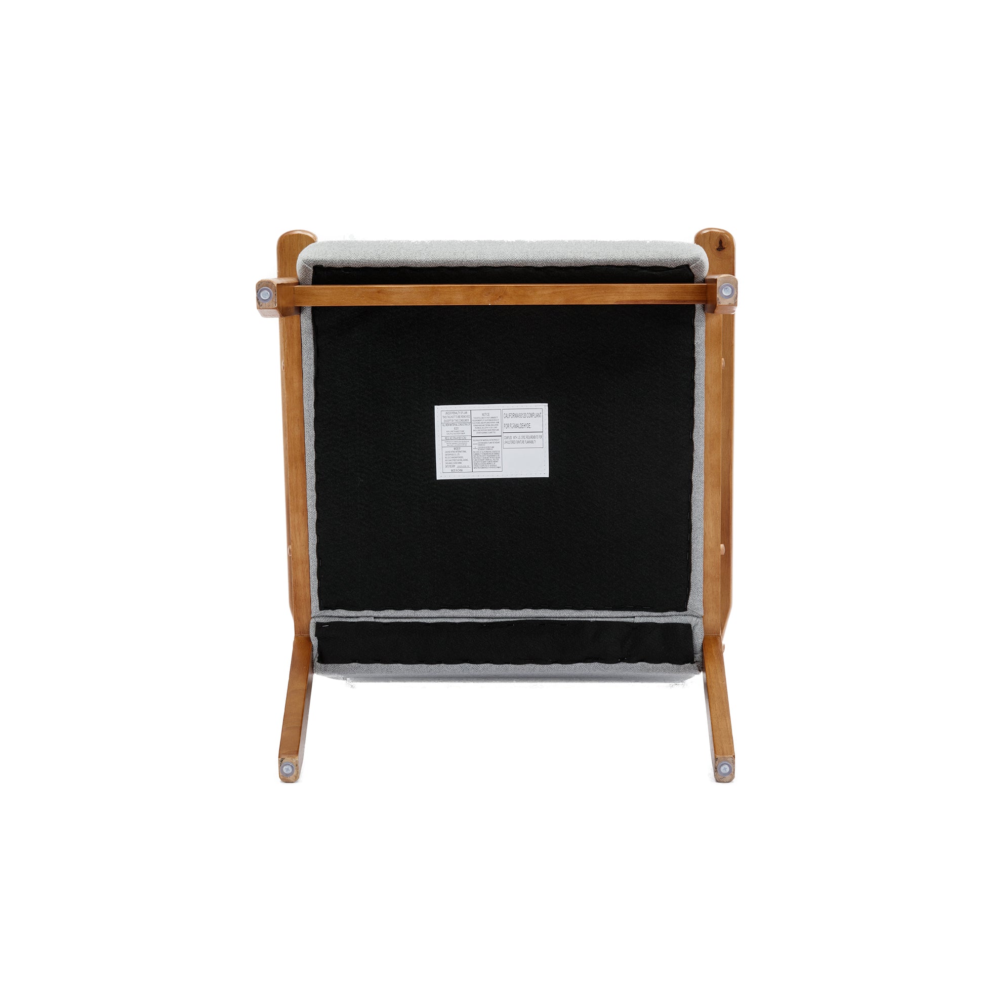 Leisure Chair With Solid Wood Armrest And Feet, Mid Century Modern Accent Chair, For Living Room Bedroom Studio Chair Light Gray Linen