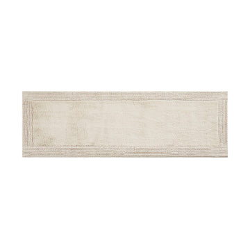 100% Cotton Tufted 3000 Gsm Reversible Bath Rug Natural Cotton