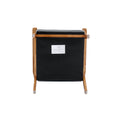 Accent Chairs Set Of 2 With Side Table, Mid Century Modern Accent Chair, Wood And Fabric Armchairs Side Chair, Lounge Reading Comfy Arm Chair For Living Room, Bedroom, Office Black Pu Pu Leather