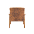 Accent Chairs Set Of 2 With Side Table, Mid Century Modern Accent Chair, Wood And Fabric Armchairs Side Chair, Lounge Reading Comfy Arm Chair For Living Room, Bedroom, Office Coffee Microsuede