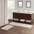 100% Cotton Tufted 3000 Gsm Reversible Bath Rug Natural Cotton