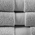 1000Gsm 100% Cotton 6 Piece Towel Set Grey Cotton