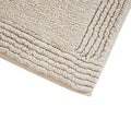 100% Cotton Tufted 3000 Gsm Reversible Bath Rug Natural Cotton