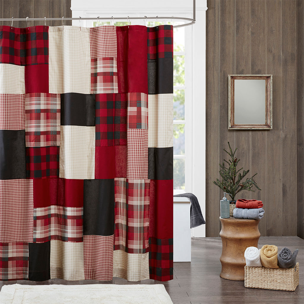 100% Cotton Shower Curtain Multicolor Cotton