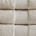 Cotton 6 Piece Bath Towel Set Natural Cotton