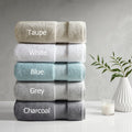 1000Gsm 100% Cotton 6 Piece Towel Set Blue Cotton