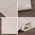 Bath Rug Taupe Polyester