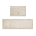 100% Cotton Tufted 3000 Gsm Reversible Bath Rug Natural Cotton