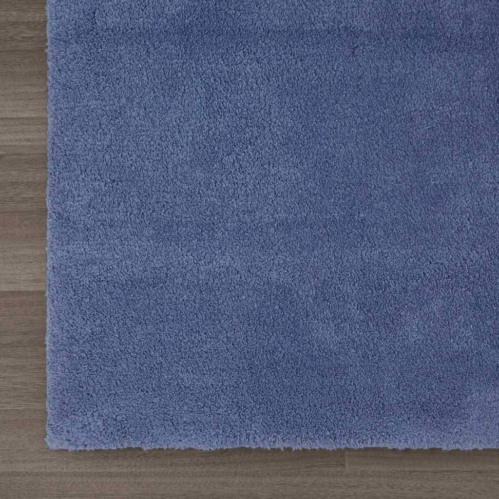 Bath Rug Navy Polyester