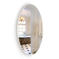 Frameless Beveled Wall Mounted Bathroom Mirror, Hd Makeup Mirror, 25