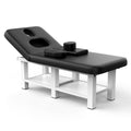 80 Inches Wide High Quality Furniture Beauty Salon Beauty Bed Modern Massage Bed Black Quality Leather Black Pu Leather