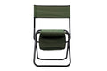 Set Of 3, Folding Outdoor Table And Chairs Set For Indoor, Outdoor Camping, Picnics, Beach,Backyard, Bbq, Party, Patio, Black Green Black Aluminum