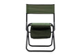 Set Of 3, Folding Outdoor Table And Chair Set For Indoor, Outdoor Camping, Picnics, Beach,Backyard, Bbq, Party, Patio, Black Green Black Aluminum