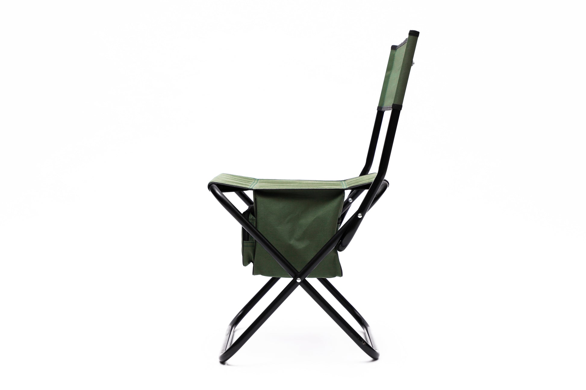4 Piece Folding Outdoor Chair With Storage Bag, Portable Chair For Indoor, Outdoor Camping, Picnics And Fishing,Green Green Steel