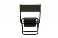 Set Of 3, Folding Outdoor Table And Chairs Set For Indoor, Outdoor Camping, Picnics, Beach,Backyard, Bbq, Party, Patio, Black Green Black Aluminum