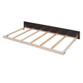 Full Size Wooden House Bed With Twin Size Trundle, Gray Gray Solid Wood