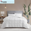 Cotton Down Alternative Featherless Comforter White Cotton