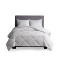 Oversized Down Alt Comforter With Heiq Smart Temp Treatment White Polyester