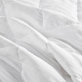 Goose Feather And Down Filling All Seasons Blanket White Microfiber