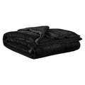 Reversible Heiq Smart Temperature Down Alternative Blanket Black Microfiber