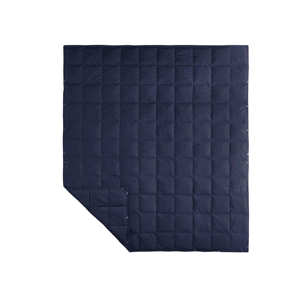 Wearable Multipurpose Throw Indigo Microfiber