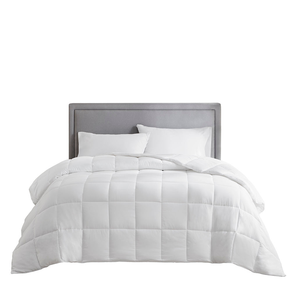 Cotton Down Alternative Featherless Comforter White Cotton