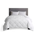 Cotton Down Alternative Featherless Comforter White Cotton