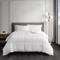 Cotton Down Alternative Featherless Comforter King White Cotton