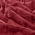 Reversible Heiq Smart Temperature Down Alternative Blanket Burgundy Microfiber