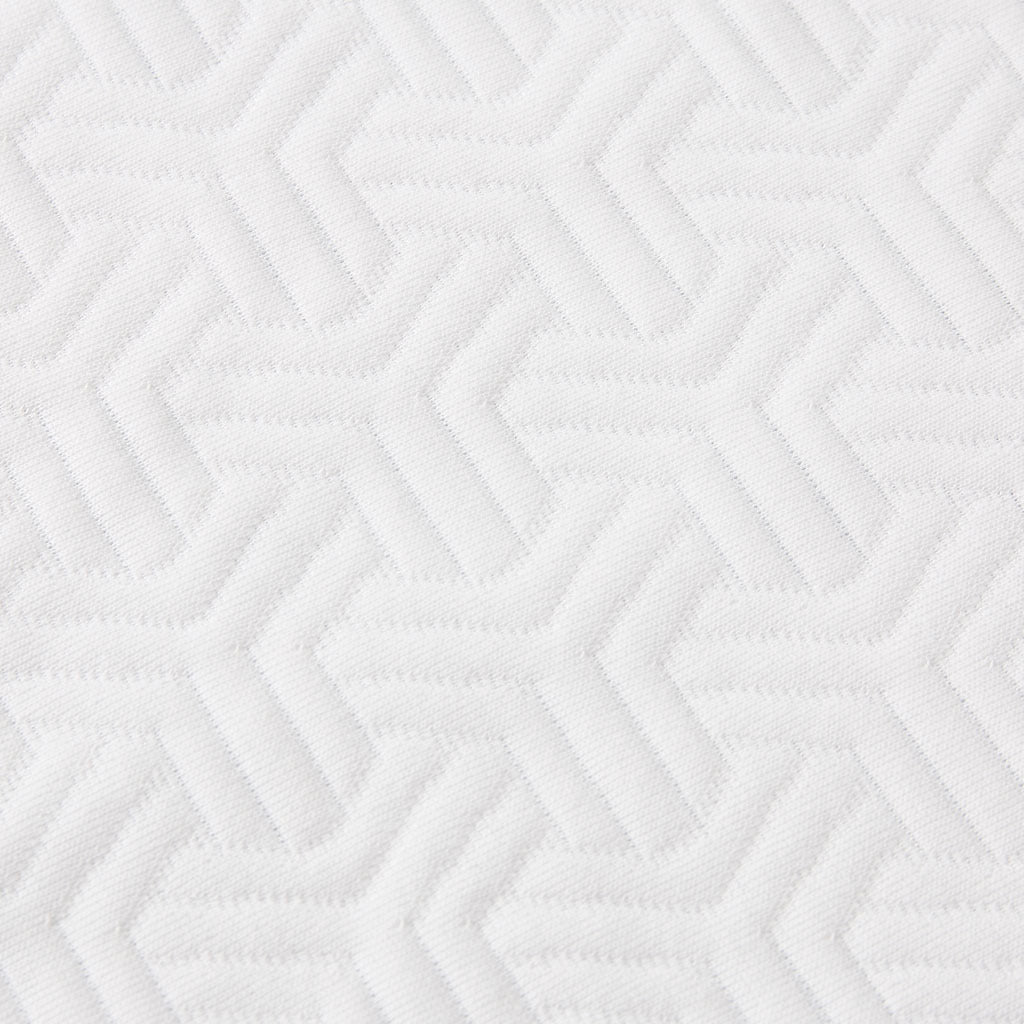 4" Memory Foam Mattress Topper White Polyester