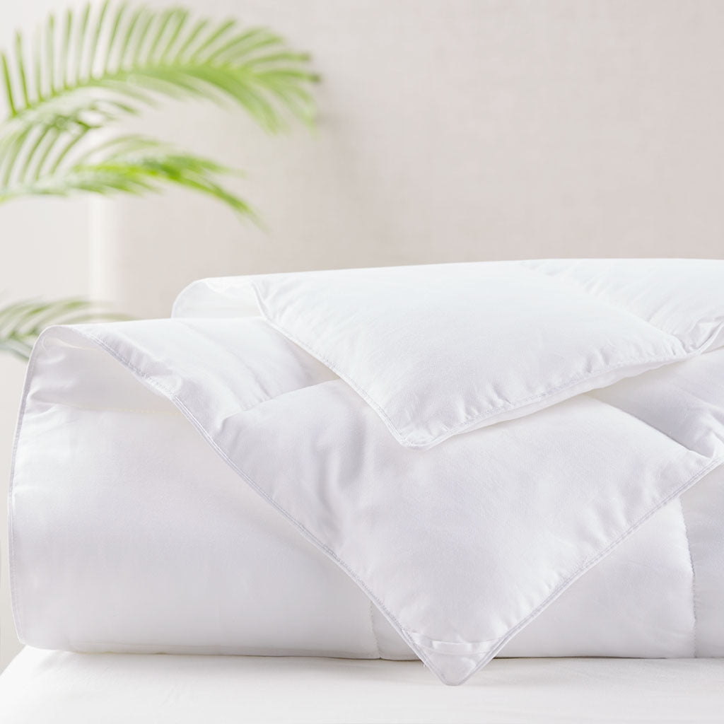 Cotton Down Alternative Featherless Comforter Twin White Cotton