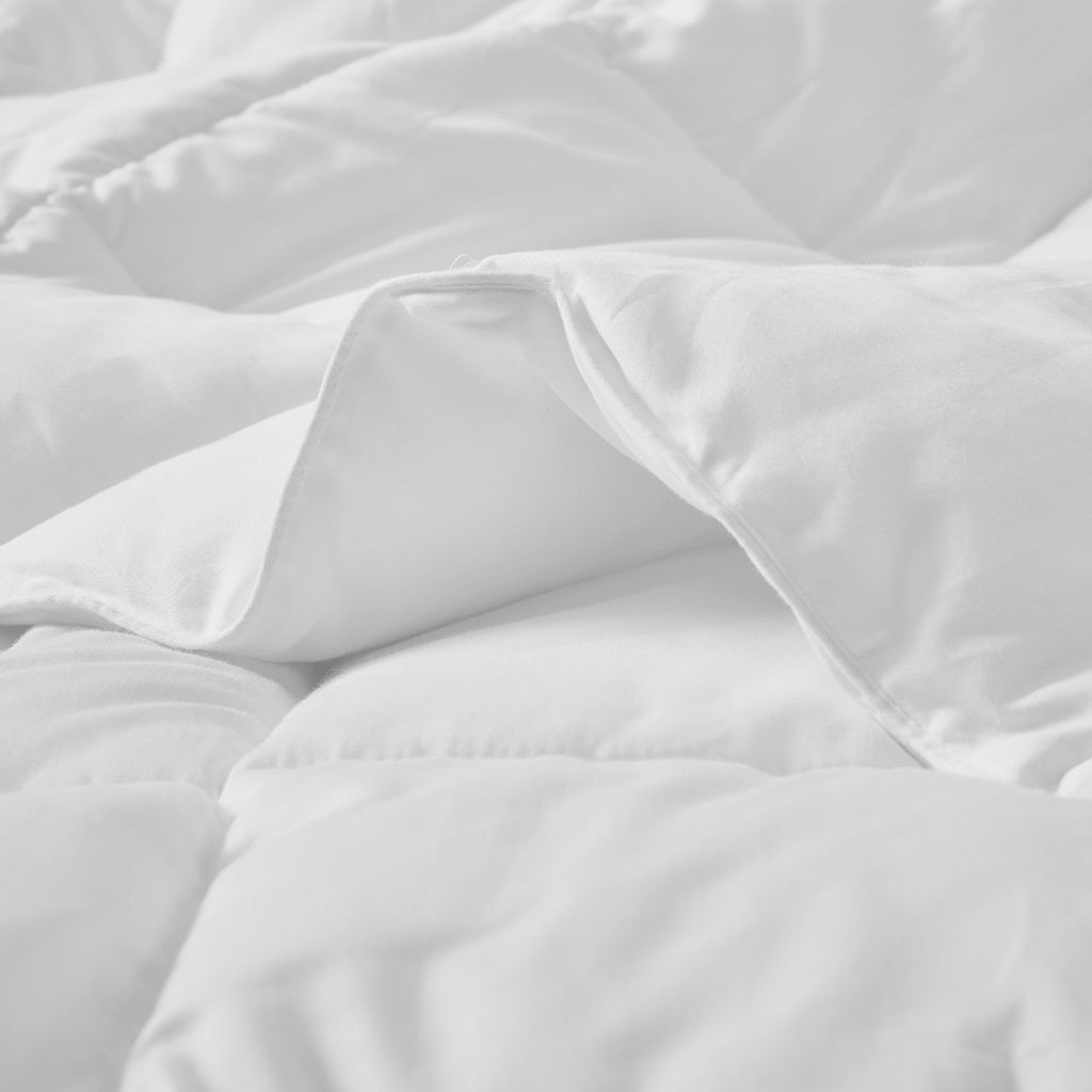 Cotton Down Alternative Featherless Comforter White Cotton