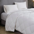 Cotton Down Alternative Featherless Comforter White Cotton