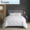 Cotton Down Alternative Featherless Comforter White Cotton